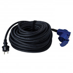 Connection cable 25m Plug-Angled CEE Female