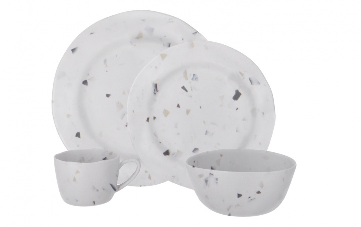 Soria Melamine Dinnerware Set 16 Pieces in the group Household & Kitchen / Serving / Tableware at Campingvaruhuset i Norden AB (80614)