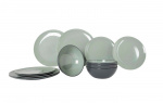 Vivid Green Melamine Dinnerware Set 12 Pieces