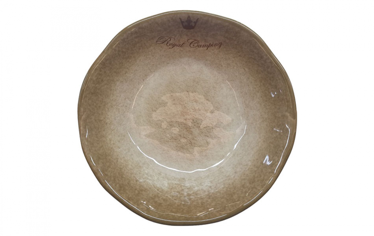 Royal Camping Melamine Tableware Sand 16-pieces in the group Household & Kitchen / Serving / Tableware at Campmarket (80616)