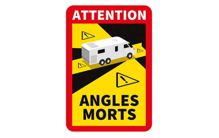 Sticker Blind Spot Angel Morts Magnetic 1-p in the group Caravan & Motorhome / Chassis / Other at Campingvaruhuset i Norden AB (80689)