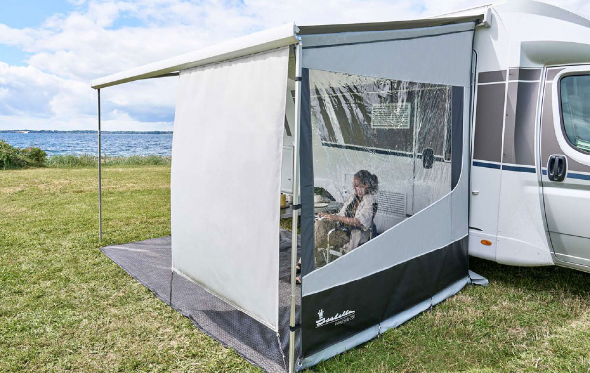Isabella Front Curtain Shade 144x170 cm in the group Awning & Canopies / Awnings / Caravan awnings / Front & Gables Caravan Awnings / Pages & Fronts Caravanstore XL at Campmarket (80770)