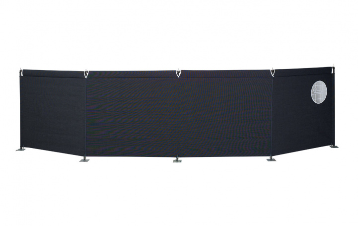 Isabella Windbreak Grey 4-piece 460x110 cm in the group Awning & Canopies / Windbreak at Campmarket (80772)