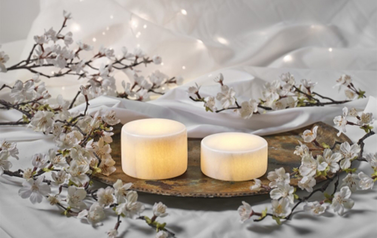 Marble S Table Candle Genuine Marble in the group Home & Interior / Lighting & Lanterns at Campingvaruhuset i Norden AB (80787)