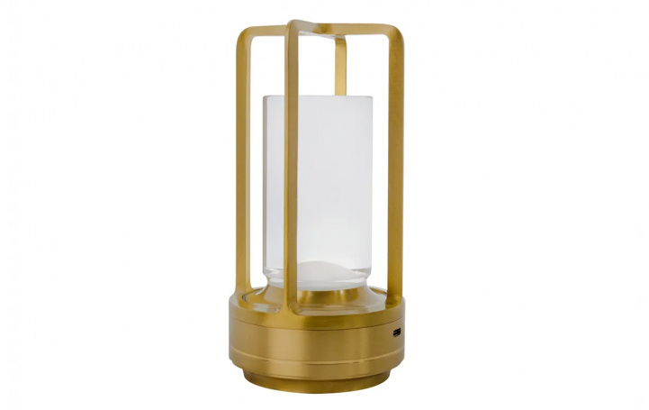 Table Lantern Brass USB Charging in the group Home & Interior / Lighting & Lanterns at Campmarket (80789)