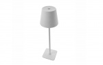 Table Lamp Post White USB Charging