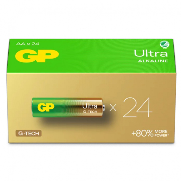 GP Ultra Alkaline AA Battery 24-pack in the group Caravan & Motorhome / Electronics / Batteries & Converters / Batteries at Campingvaruhuset i Norden AB (80800)