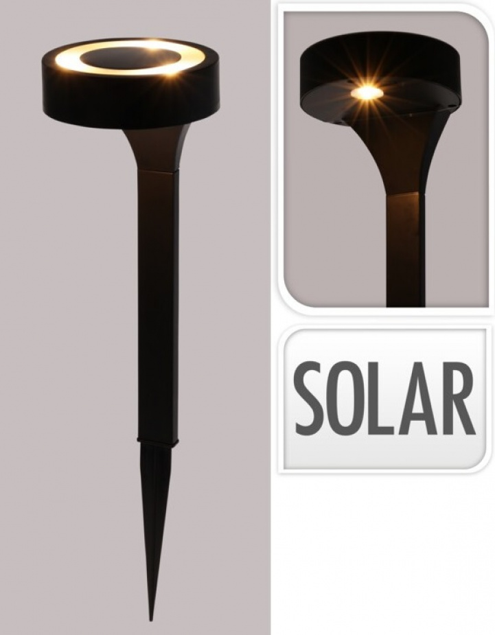Solar lighting Black in the group Home & Interior / Lighting & Lanterns at Campmarket (80913)