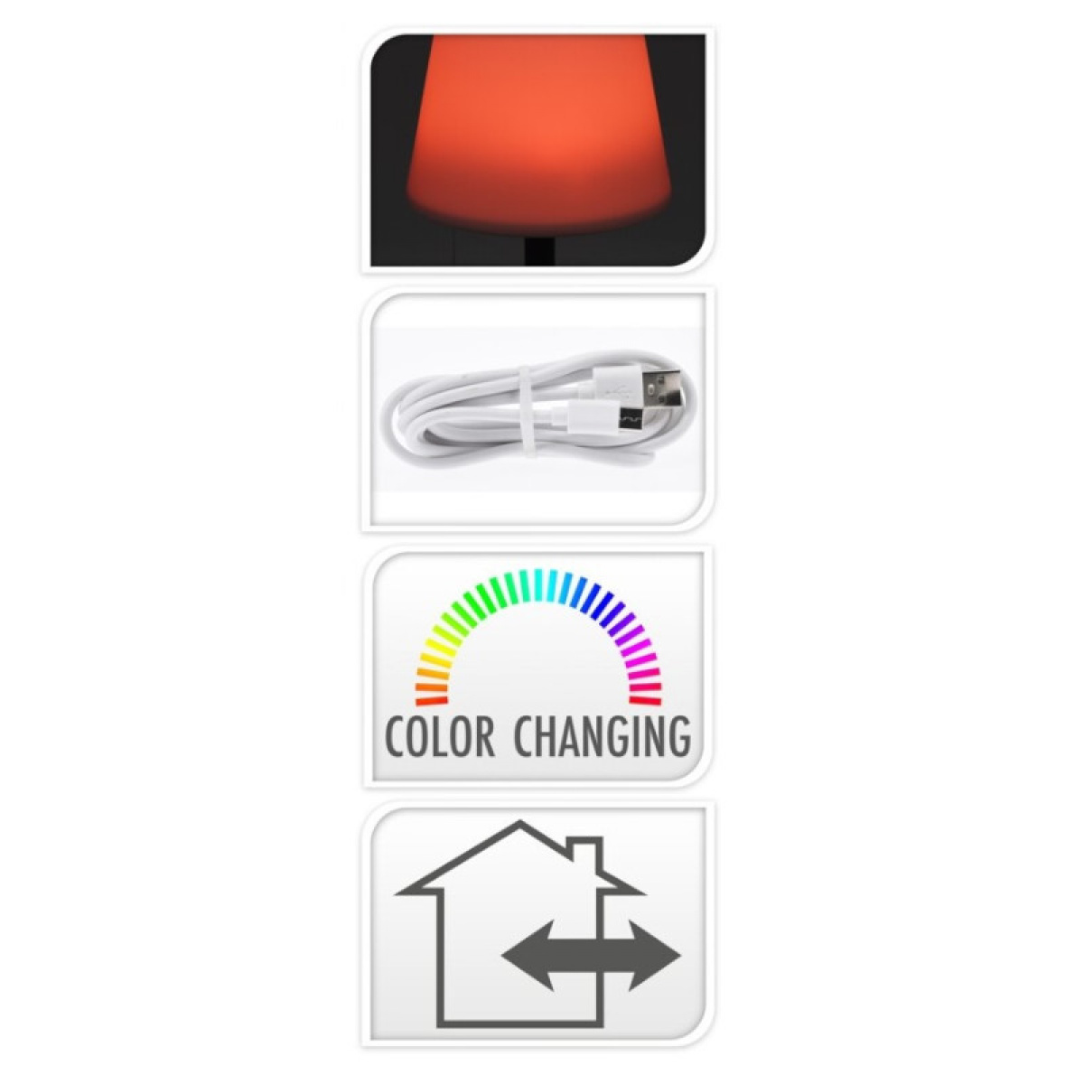 Table Lighting Colour Changing in the group Home & Interior / Lighting & Lanterns at Campingvaruhuset i Norden AB (80914)