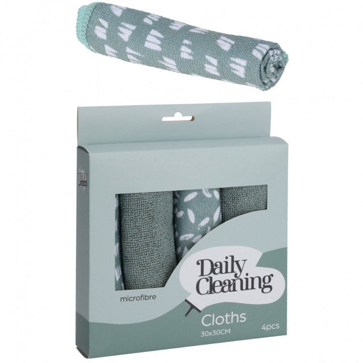 Microfibre cloth set 4-pack in the group Household & Kitchen / Laundry, Cleaning & Dishes / Cleaning at Campingvaruhuset i Norden AB (80915)