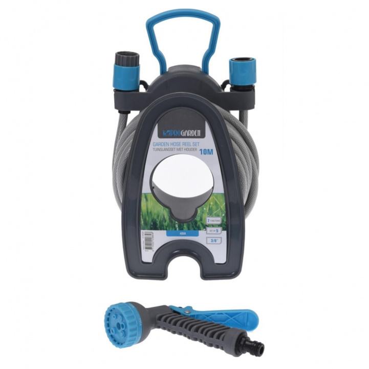 Slangset med väggfäste 10m in the group Water & Sanitation / Water / Water hoses & Hose reels at Campingvaruhuset i Norden AB (80918)