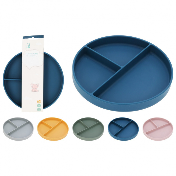 3-Section Plate in the group Household & Kitchen / Serving / Plates at Campingvaruhuset i Norden AB (80940)