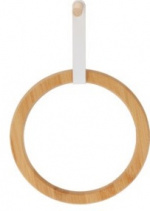 Towel Hanger Bamboo Ring Brown