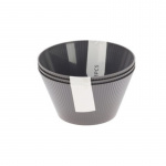 Bowl Stripe 12cm in Plastic 3-pack Bowl Stripe 12cm in Plastic 3-pack