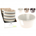 Bowl Stripe 15cm Plastic 2-pack