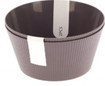 Bowl Stripe 15cm Plastic 2-pack