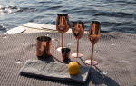 Royal Camping Copper-Plated Champagne Glasses 2-Pack Royal Camping Copper-Plated Champagne Glasses 2-Pack