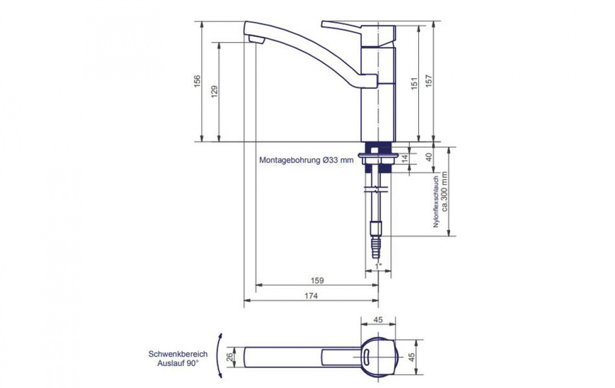 Comet Tap Capri Hose Nozzle in the group Water & Sanitation / Water / Water taps / Cold & Hot Water Taps at Campmarket (81008)