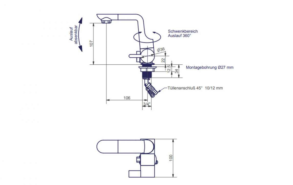 Comet Water Tap Florence Arona Hose Connector in the group Water & Sanitation / Water / Water taps / Cold & Hot Water Taps at Campmarket (81054)