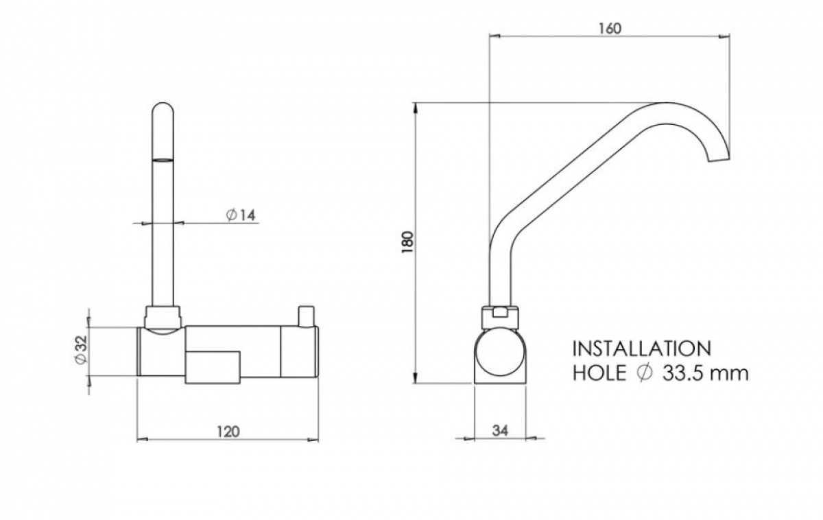 Can Water Tap Brass Folding in the group Water & Sanitation / Water / Water taps / Cold & Hot Water Taps at Campingvaruhuset i Norden AB (81062)