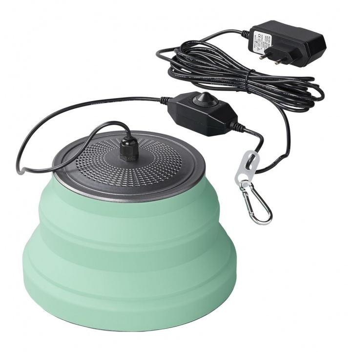 ProPlus Hanging LED Lamp Foldable Silicone Green in the group Home & Interior / Lighting & Lanterns at Campmarket (81139)