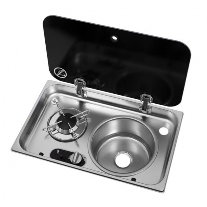 Carbest Hob With Sink Right in the group Household & Kitchen / Sinks & Cooktops at Campingvaruhuset i Norden AB (81144)