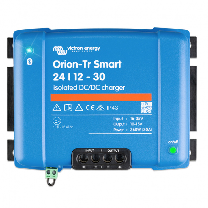 Victron Orion-Tr Smart 24/12-30A (360W) unisolated DC/DC charger in the group Caravan & Motorhome / Electronics / Batteries & Converters / Battery charger at Campingvaruhuset i Norden AB (81187)