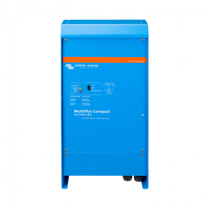Charger/Inverter Victron MultiPlus 12/2000/80-32 230V VE.Bus in the group Caravan & Motorhome / Electronics / Batteries & Converters / Inverter & Converter at Campmarket (81198)