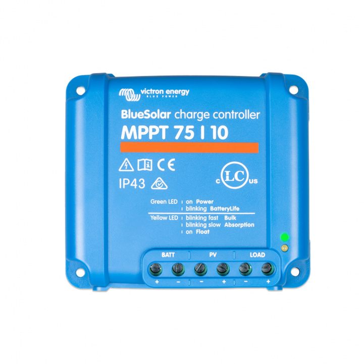 Victron BlueSolar MPPT 75/10 solar charge controller in the group Caravan & Motorhome / Electronics / Solar panels / Solar charge controllers / MPPT at Campingvaruhuset i Norden AB (81218)