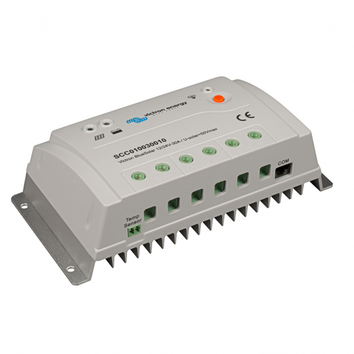 Victron BlueSolar PWM-Light Solar Charge Controller 12/24V-30A in the group Caravan & Motorhome / Electronics / Solar panels / Solar charge controllers / PWM at Campmarket (81222)