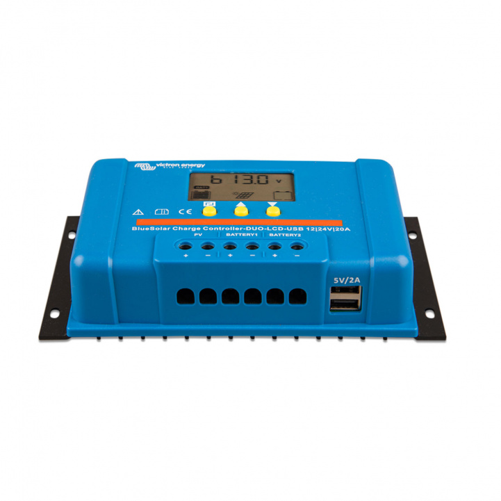 Solar panel regulator Victron BlueSolar PWM-LCD&USB 12/24V-30A in the group Caravan & Motorhome / Electronics / Solar panels / Solar charge controllers / PWM at Campmarket (81223)