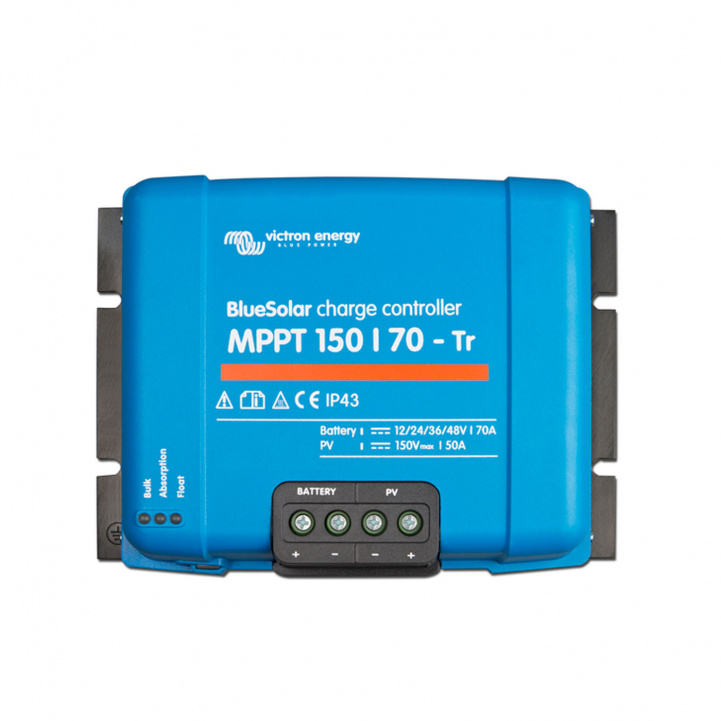 Victron BlueSolar MPPT 150/70-Tr solar charge controller in the group Caravan & Motorhome / Electronics / Solar panels / Solar charge controllers / MPPT at Campmarket (81226)