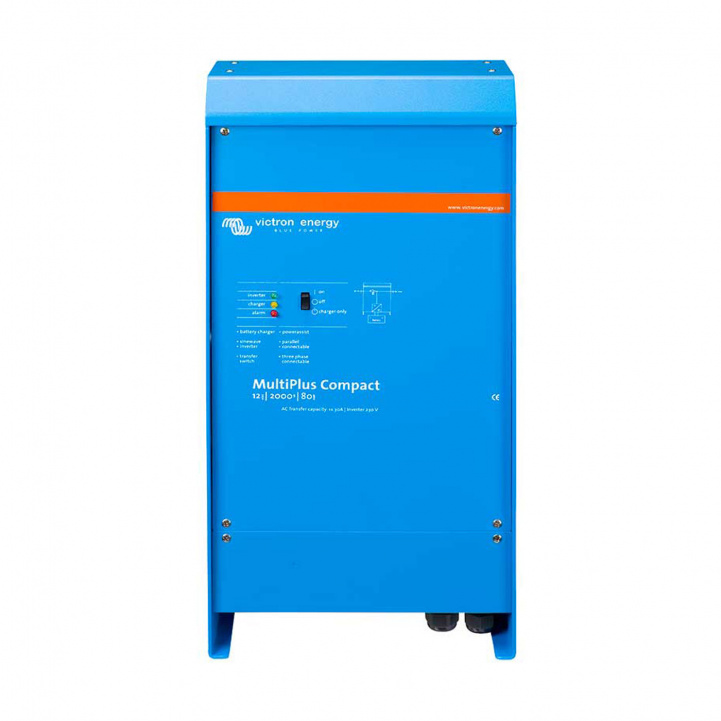 Charger/Inverter Victron MultiPlus Compact 12/2000/80-30 230V VE.Bus in the group Caravan & Motorhome / Electronics / Batteries & Converters / Battery charger at Campingvaruhuset i Norden AB (81304)