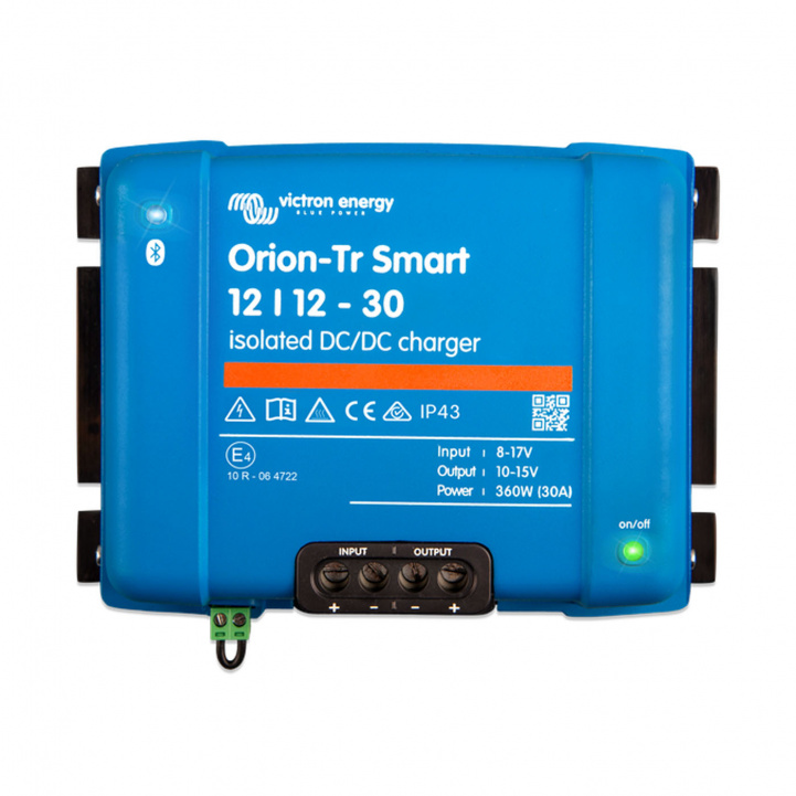 Victron DC/DC Charger Orion-Tr Smart 12/12-30A (360W) Isolated in the group Caravan & Motorhome / Electronics / Batteries & Converters / Battery charger at Campingvaruhuset i Norden AB (81319)