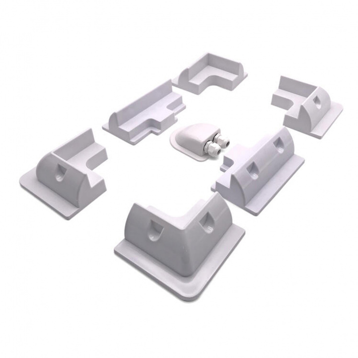 Nordmax Solar Panel Mount ABS White in the group Caravan & Motorhome / Electronics / Solar panels / Accessories at Campingvaruhuset i Norden AB (81483)