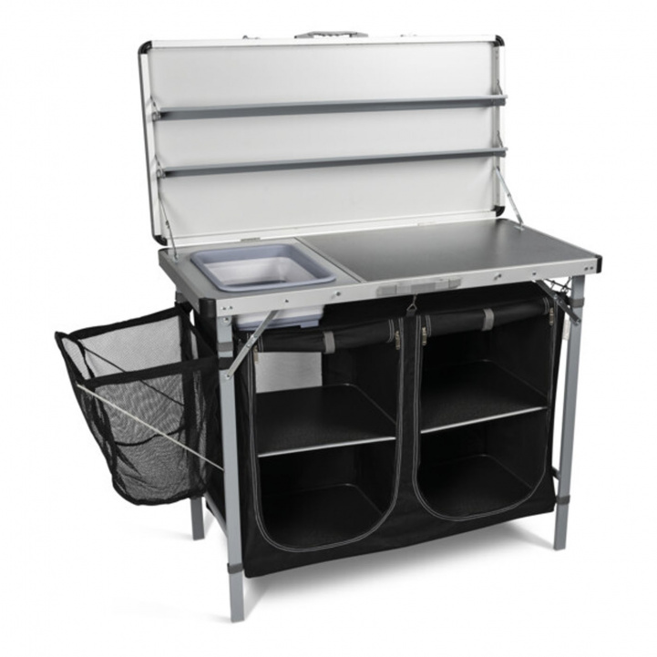 Kampa Chieftain DeLuxe Kitchen Cabinet in the group Camping furniture / Furniture / Smart storage at Campmarket (81625)