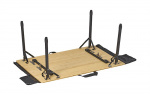 Campout Foldable Camping Table 100x65cm