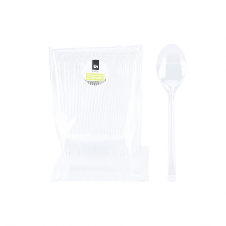 Plastic spoons 25-pack in the group Household & Kitchen / Serving / Disposable items at Campingvaruhuset i Norden AB (81881)