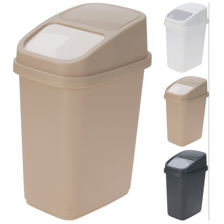 Trash Bin with Lid 5L in the group Household & Kitchen / Laundry, Cleaning & Dishes / Cleaning at Campmarket (81977)