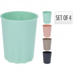 Plastic Cup Cute 4-p