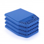 Carbest Corner steady plates with Handle Set of 4 pieces