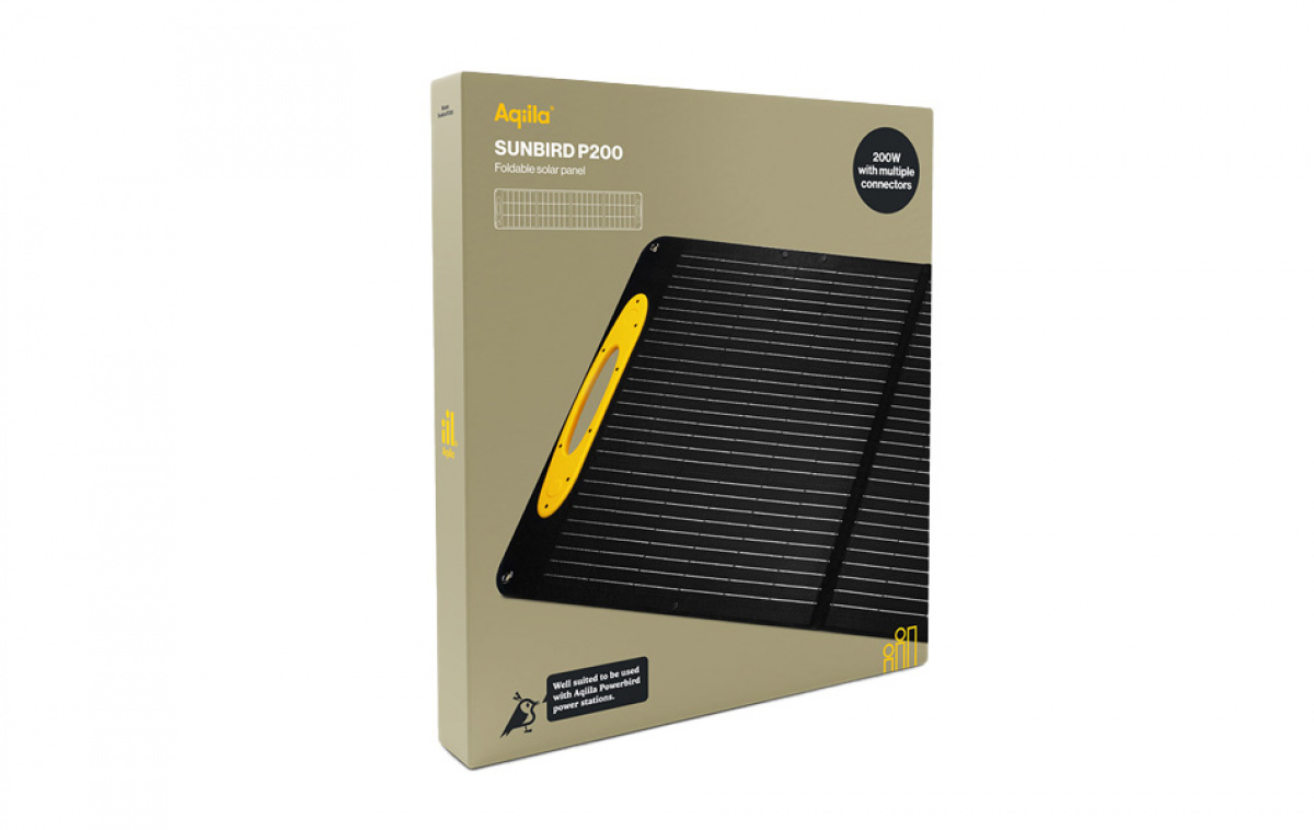 Aqiila Sunbird P200 Solar Panel Portable in the group Caravan & Motorhome / Electronics / Solar panels at Campmarket (82316)