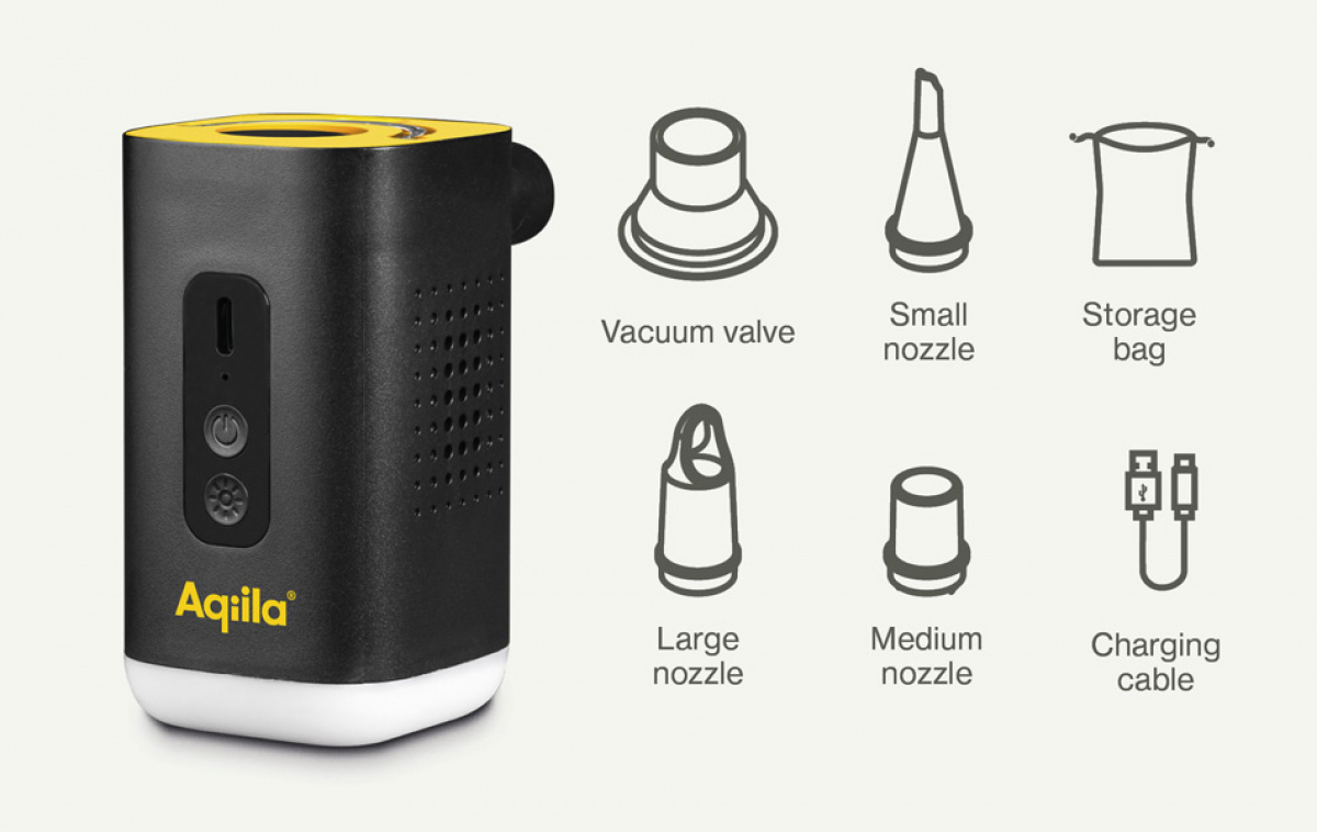 Aqiila Airbird C2 Pump 3-in-1 in the group Other / For the Car at Campingvaruhuset i Norden AB (82317)