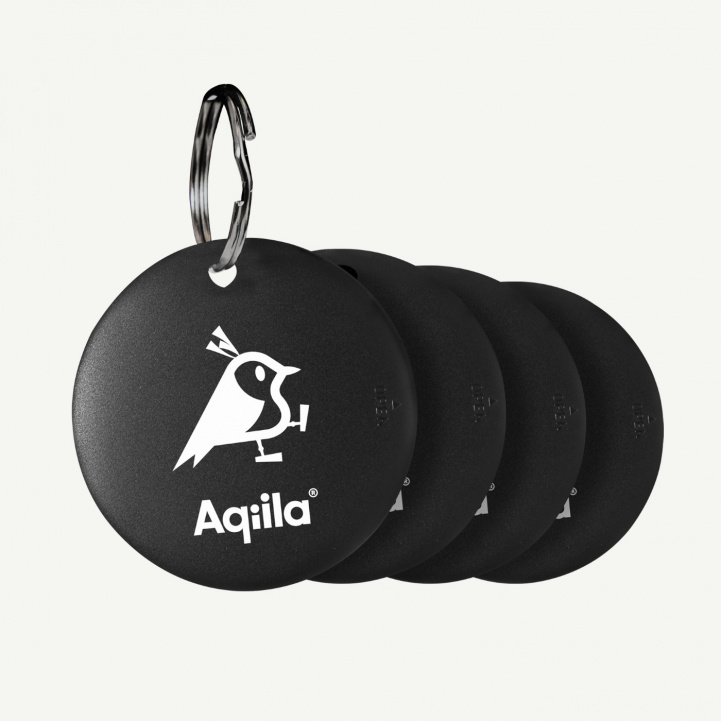 Aqiila Tracking Tags 4-Pack in the group Other / Security / Other Security at Campmarket (82350)