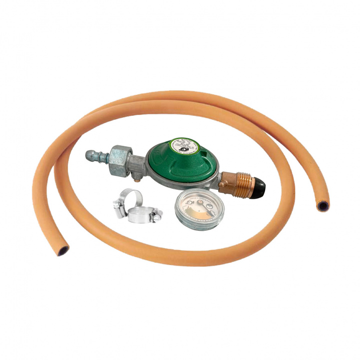 Sunwind Gas Regulator Set with Manometer in the group Household & Kitchen / Grills / Grill accessories at Campmarket (82363)