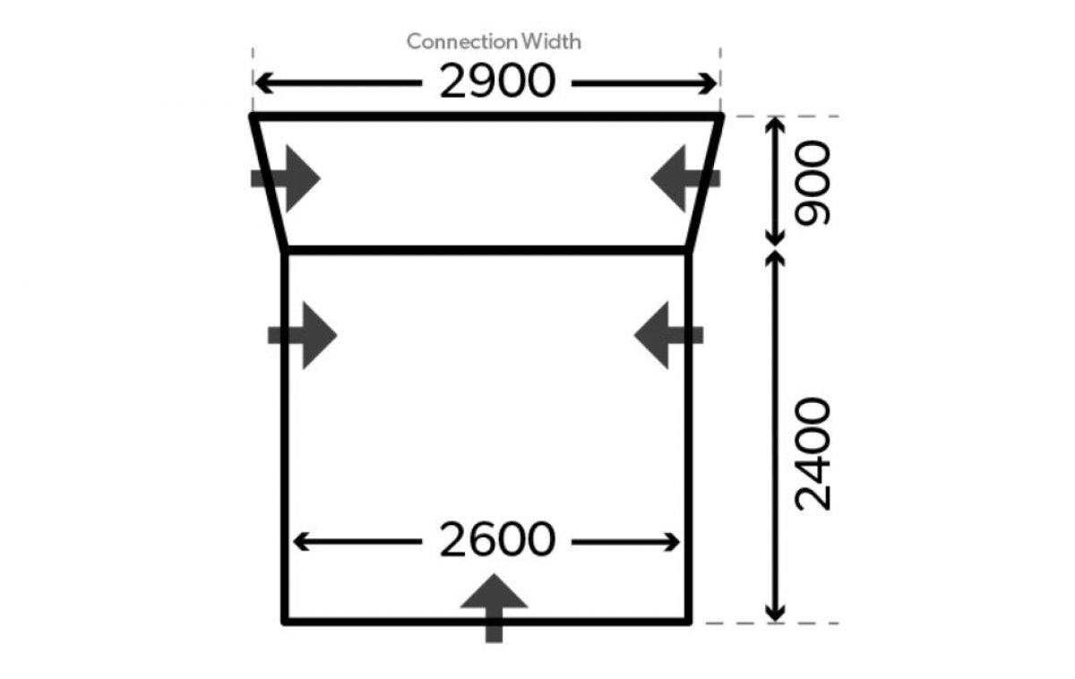 Dometic Leggera Air 260 DA in the group Awning & Canopies at Campmarket (82406)
