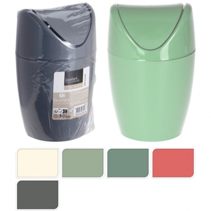 Trash bin 1.5 L in the group Household & Kitchen / Laundry, Cleaning & Dishes / Cleaning at Campingvaruhuset i Norden AB (82421)