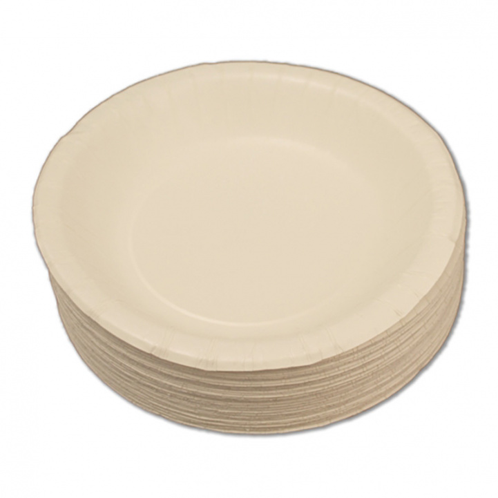Deep Paper Plate 19cm in the group Household & Kitchen / Serving / Disposable items at Campmarket (82513)