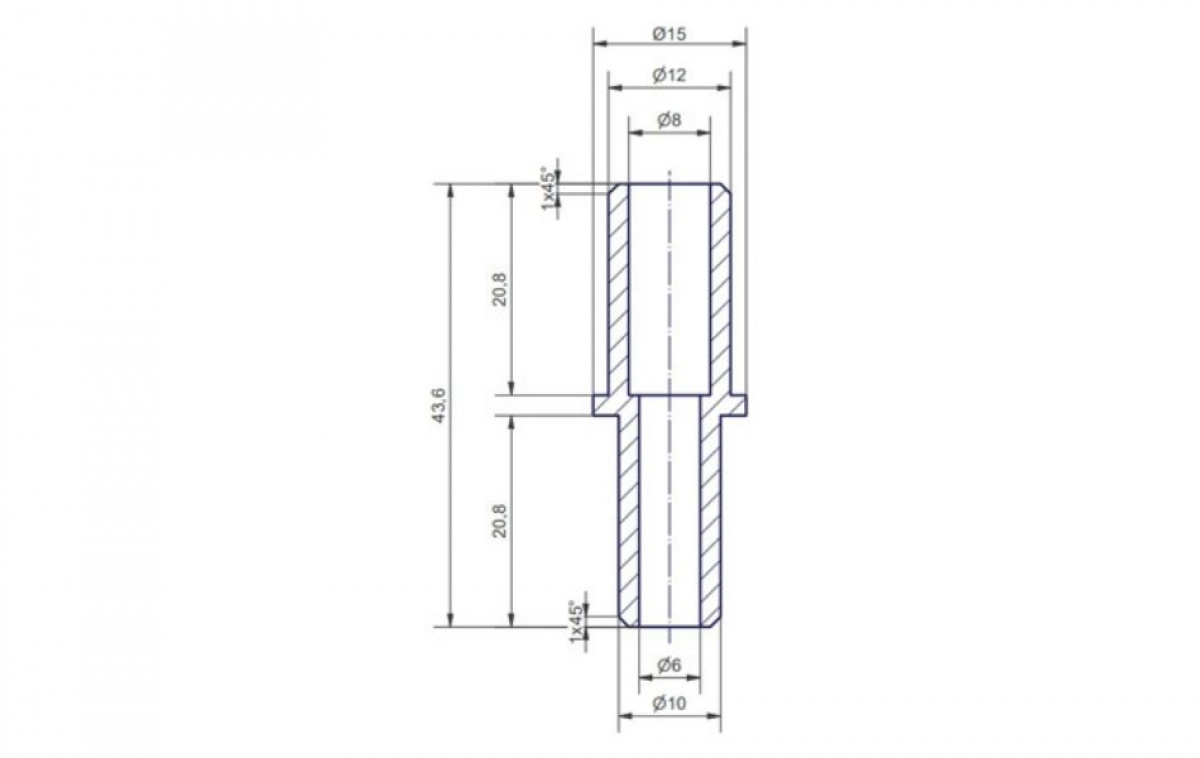 Straight Adapter 10-12 mm in the group Water & Sanitation / Water / Water connections etc. / Splice connections at Campmarket (82551)