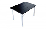 Smart Living Foldable Camping Table Black 65x50
